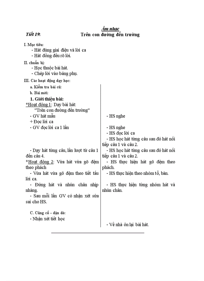 image for page Âm nhạc Trên con đường đến trường