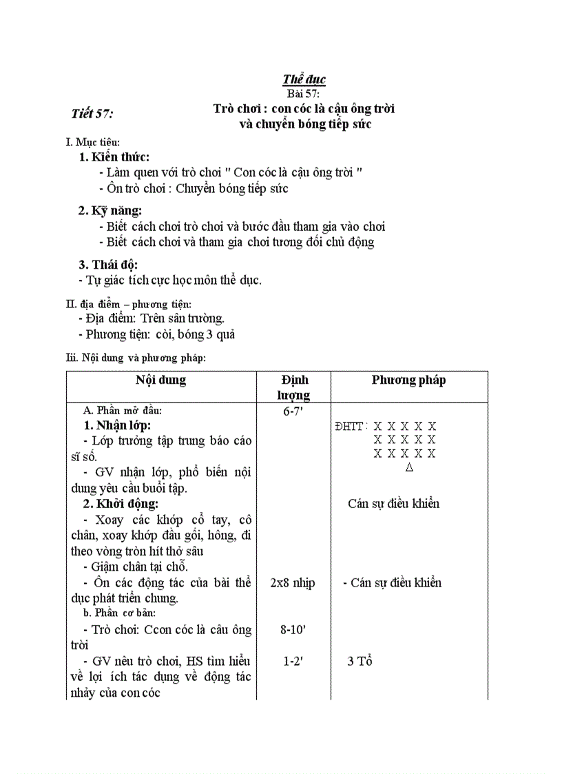 image for page Thể dục Trò chơi con cóc là cậu ông trời và chuyển bóng tiếp sức