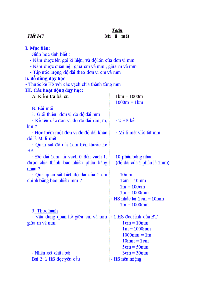 image for page Toán Mi li mét