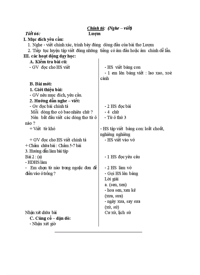 image for page Chính tả Nghe viết Lượm