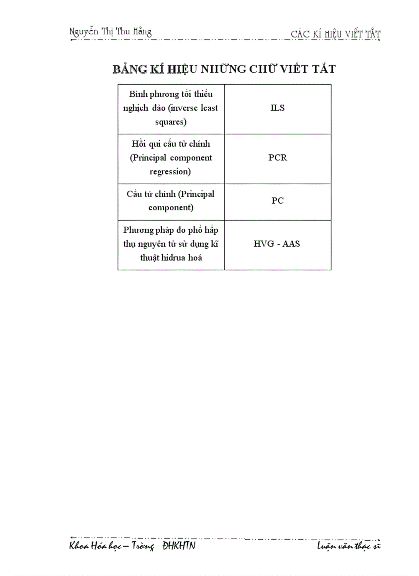 image for page Nghiên cứu các điều kiện xác định các dạng asen bằng phương pháp phổ hấp thụ nguyên tử