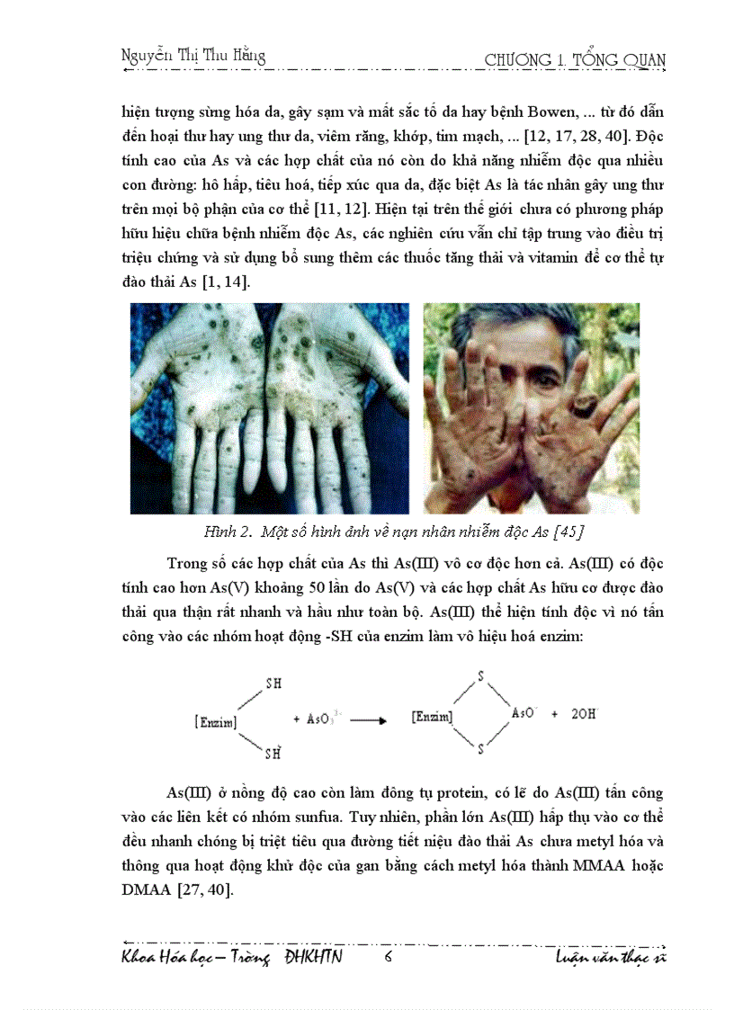 image for page Nghiên cứu các điều kiện xác định các dạng asen bằng phương pháp phổ hấp thụ nguyên tử