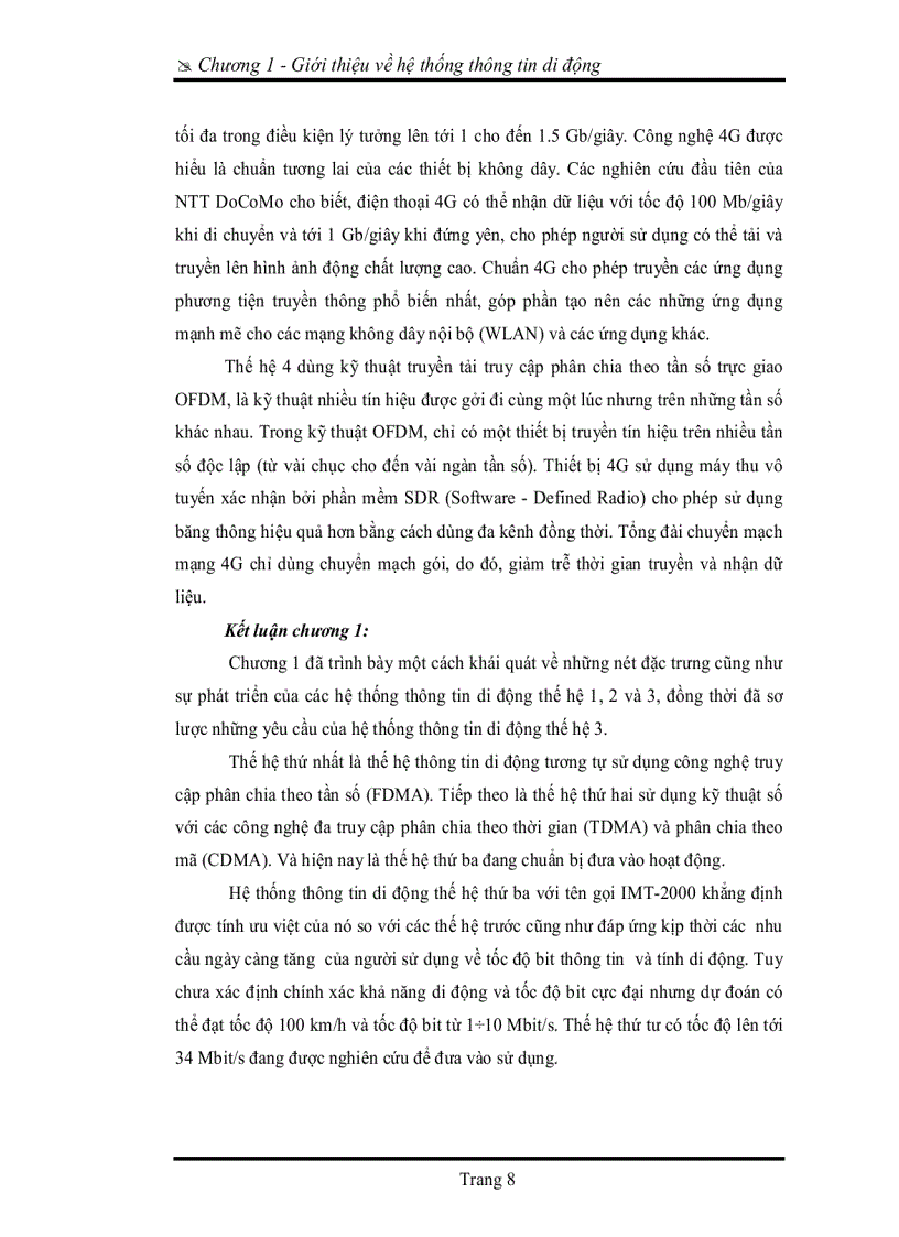 image for page Đồ án tốt nghiệp Công nghệ wcdma và giải pháp nâng cao GSM lên wcdma