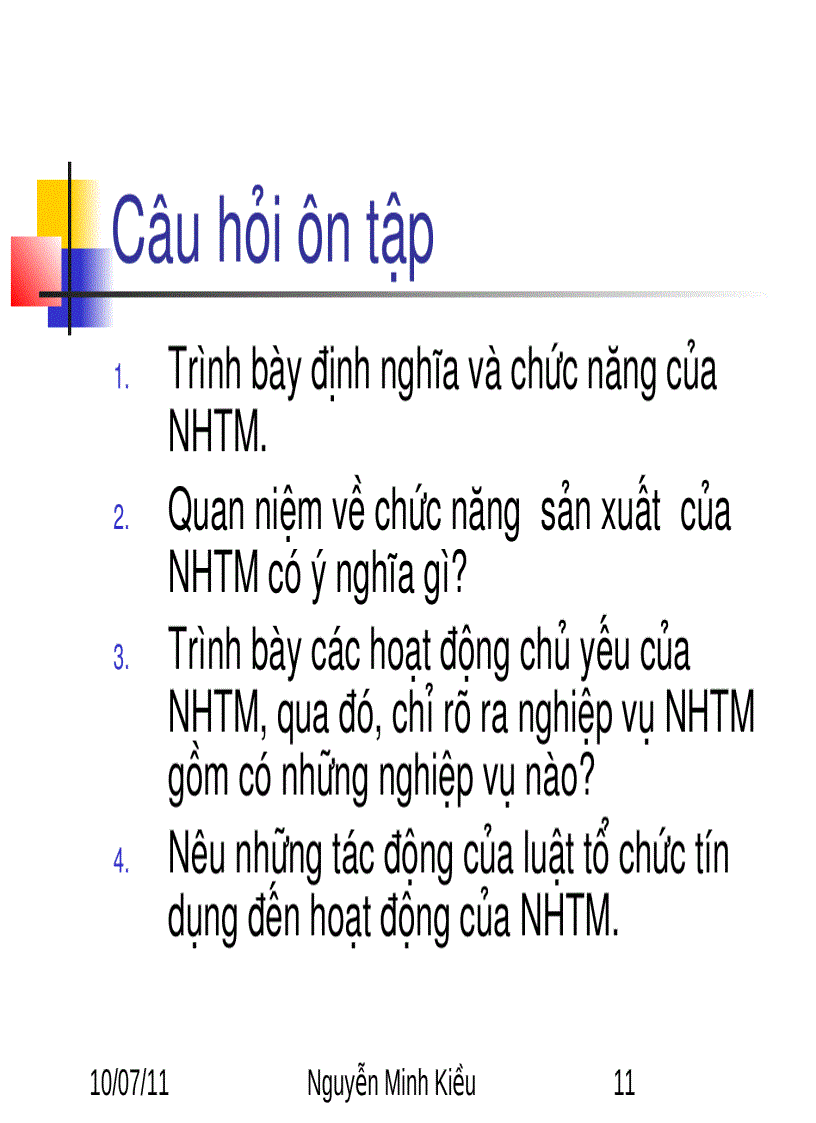 image for page Môn học DỊCH VỤ NGÂN HÀNG HiỆN ĐẠI Bài 1 Tổng quan về nghiệp vụ ngân hàng thương mại