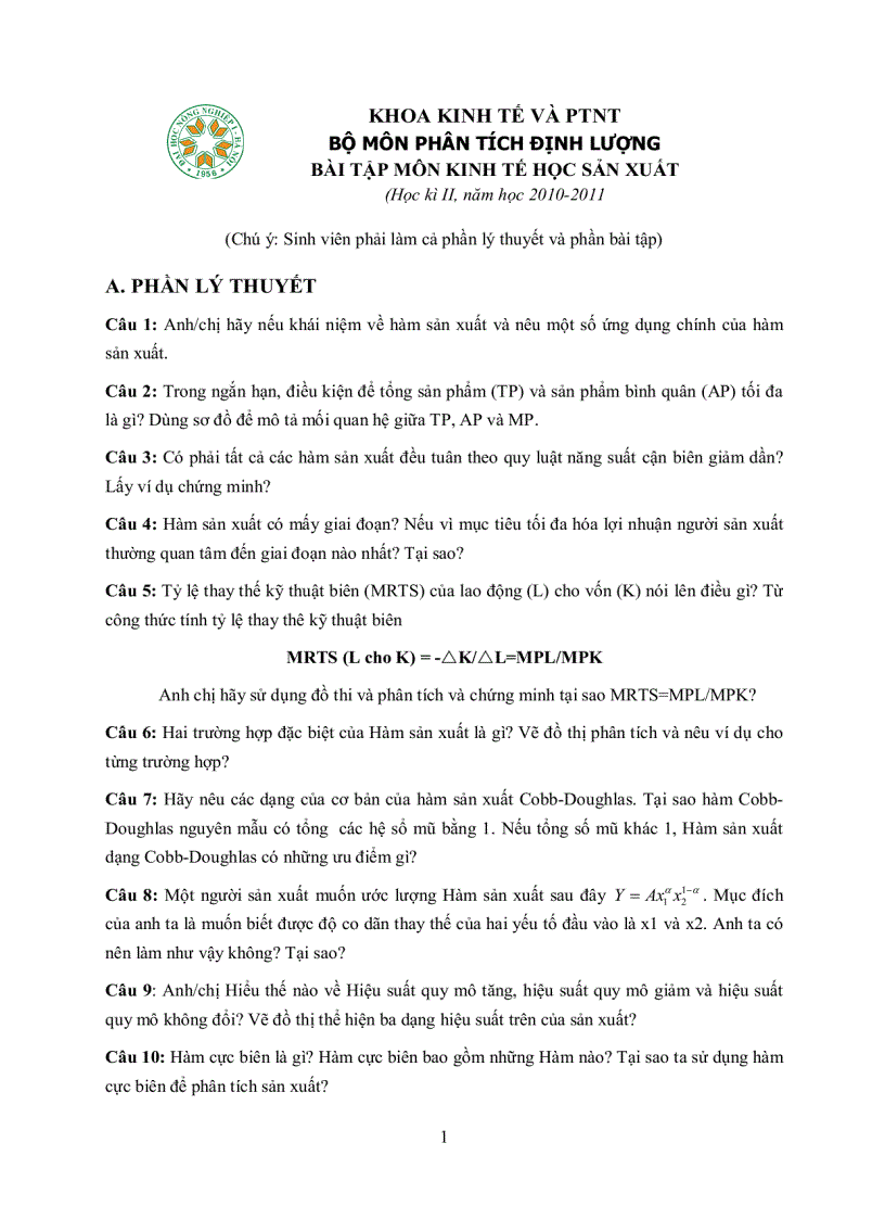 image for page Phân tích định lượng bài tập môn kinh tế học sản xuất