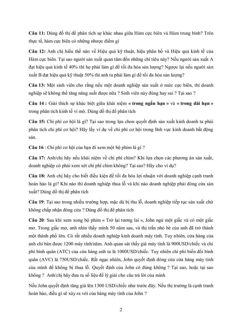 image for page Phân tích định lượng bài tập môn kinh tế học sản xuất