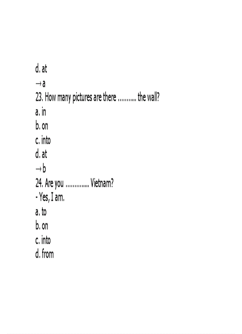 image for page 3500 câu hỏi trắc nghiệm Anh Văn