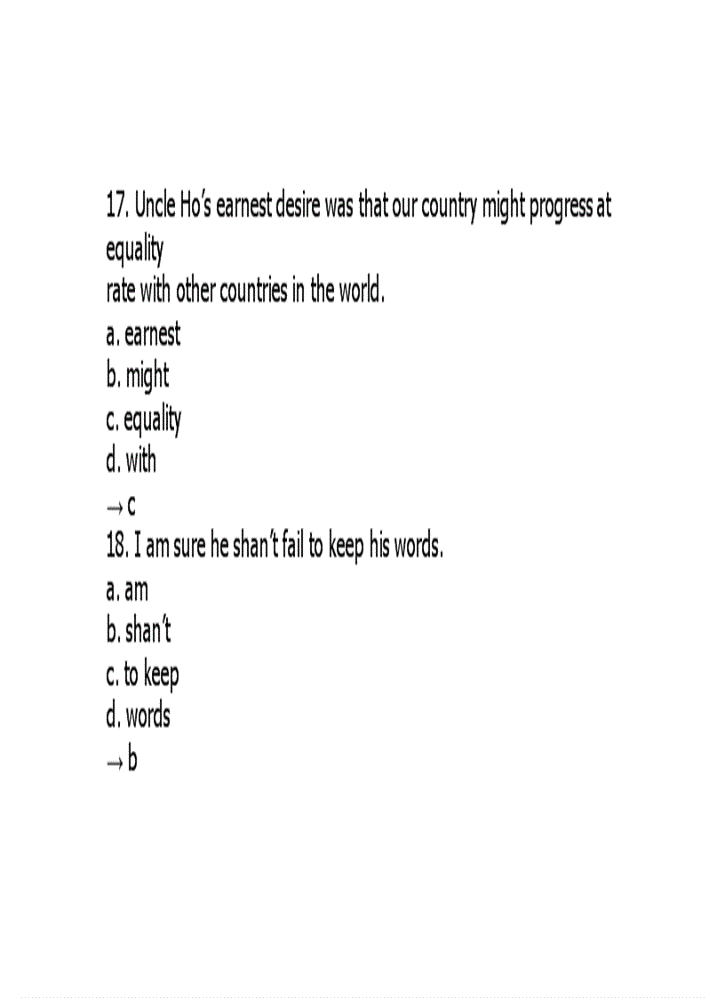 image for page 3500 câu hỏi trắc nghiệm Anh Văn