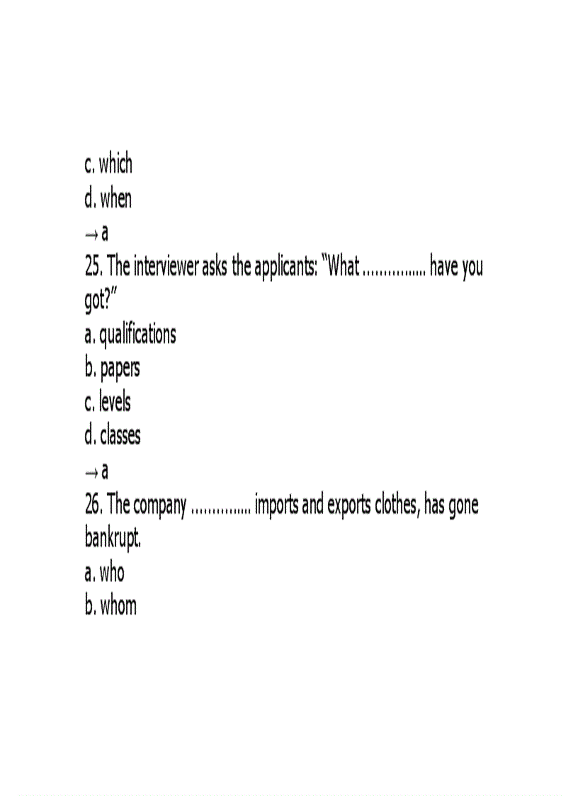 image for page 3500 câu hỏi trắc nghiệm Anh Văn