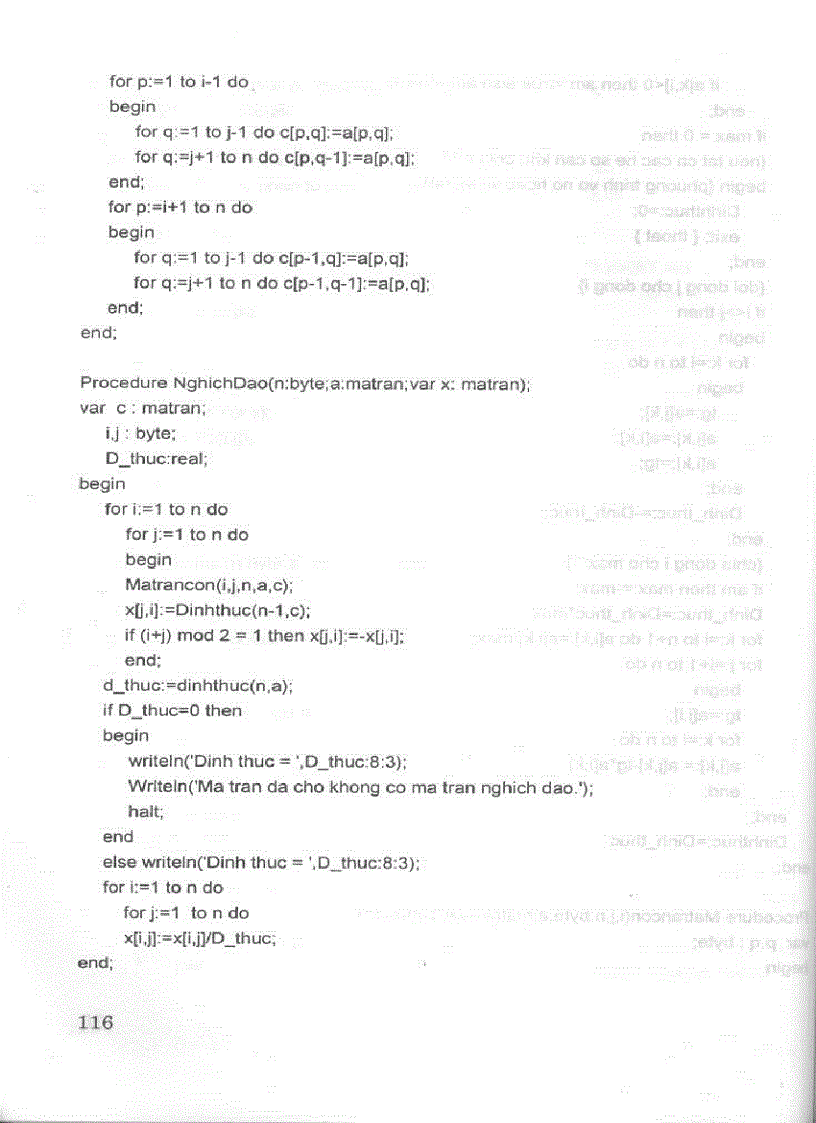 image for page Bài tập pascal Lời giải đáp án part 4