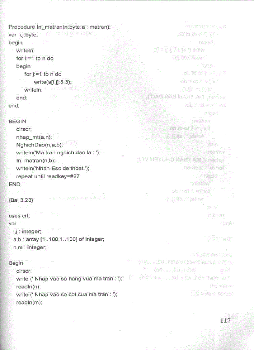 image for page Bài tập pascal Lời giải đáp án part 4