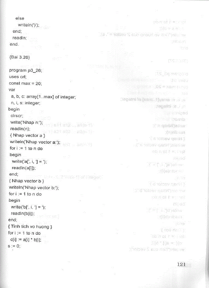 image for page Bài tập pascal Lời giải đáp án part 4