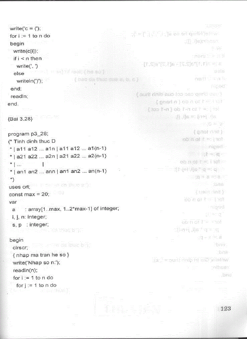 image for page Bài tập pascal Lời giải đáp án part 4