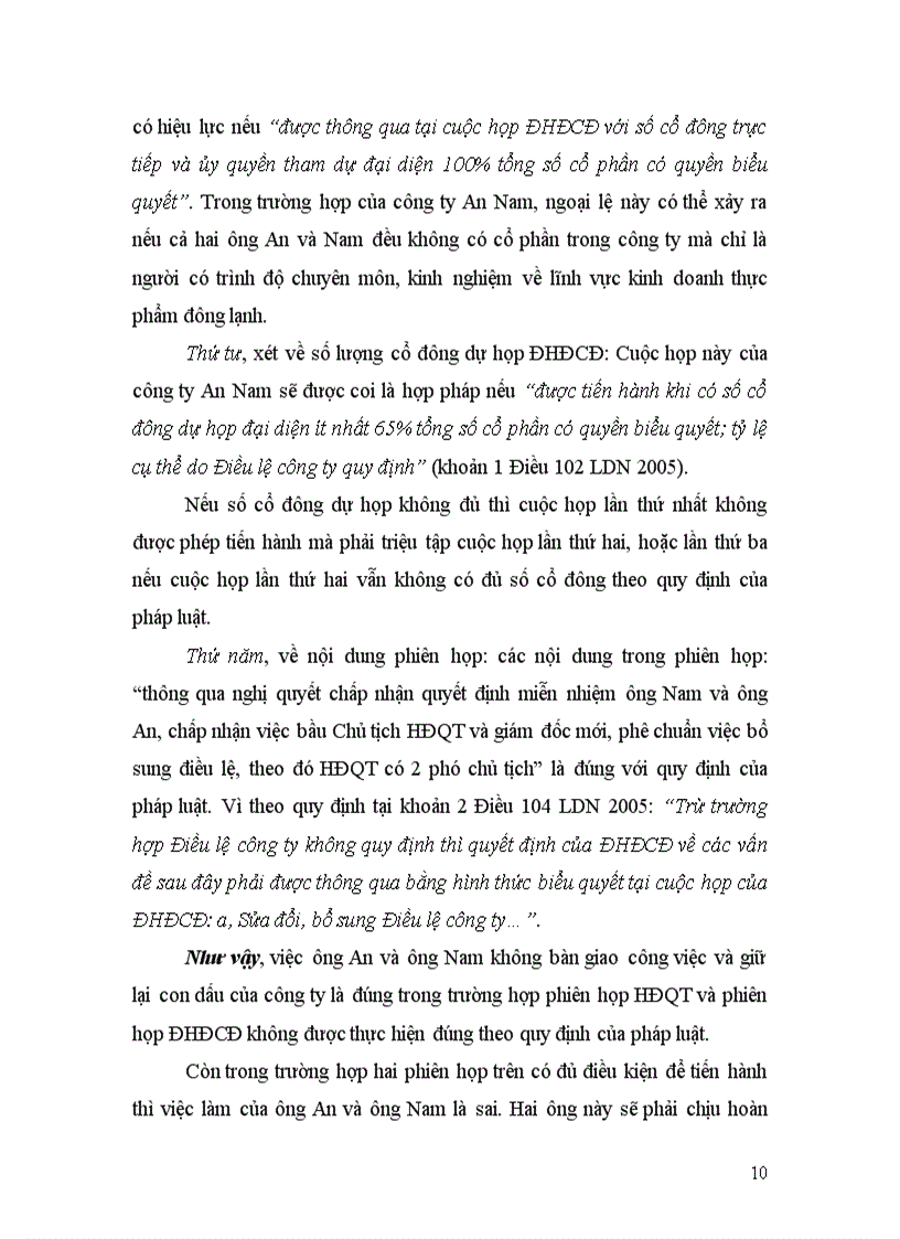 image for page Xây dựng hoặc sưu tầm một tình huống có tranh chấp về tổ chức hoạt động của công ty TNHH và phân tích hướng giải quyết vụ tranh chấp đó theo quy định của pháp luật hiện hành