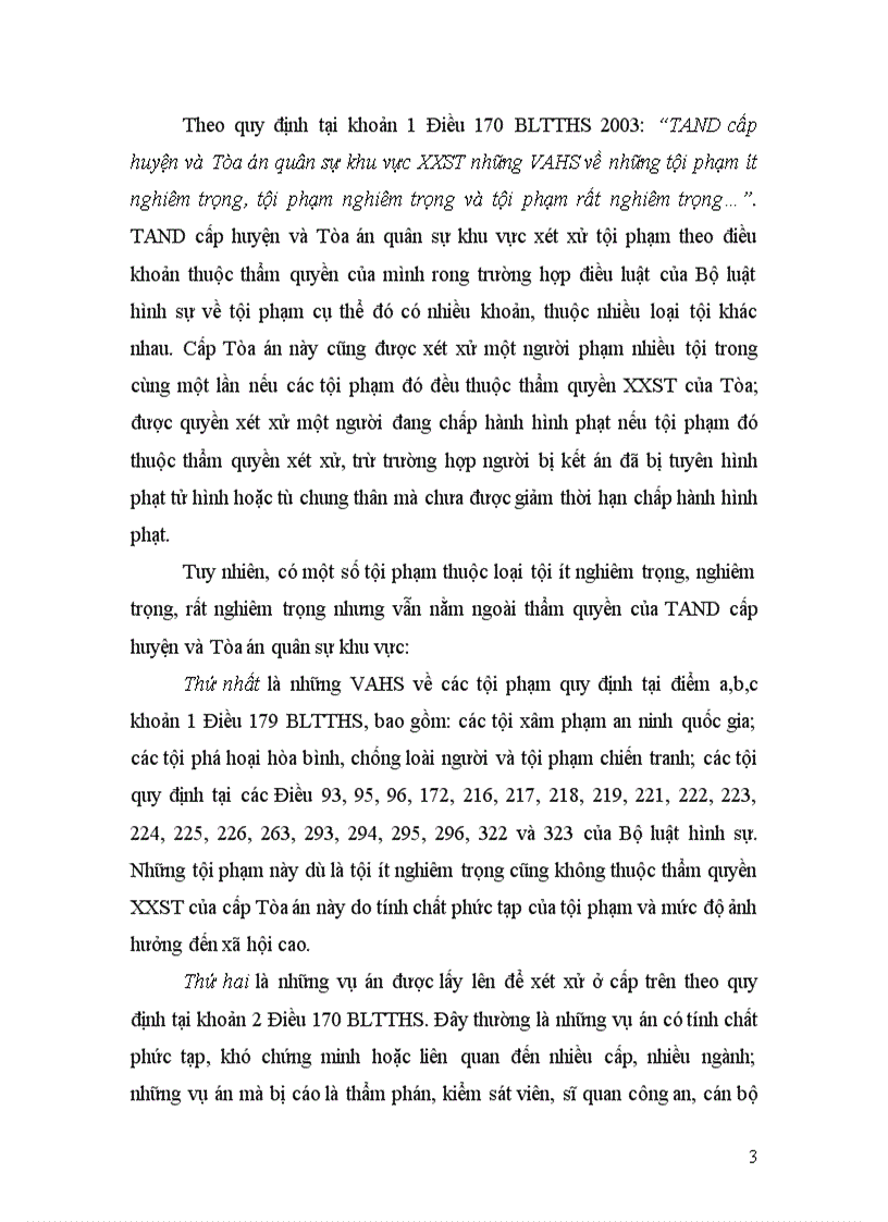 image for page Thẩm quyền xét xử sơ thẩm vụ án hình sự và việc hoàn thiện quy định pháp luật về vấn đề này 1