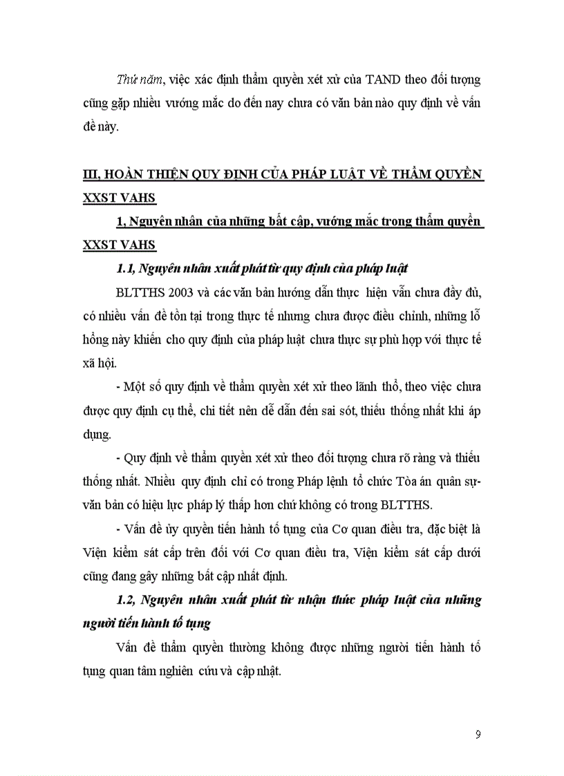 image for page Thẩm quyền xét xử sơ thẩm vụ án hình sự và việc hoàn thiện quy định pháp luật về vấn đề này 1