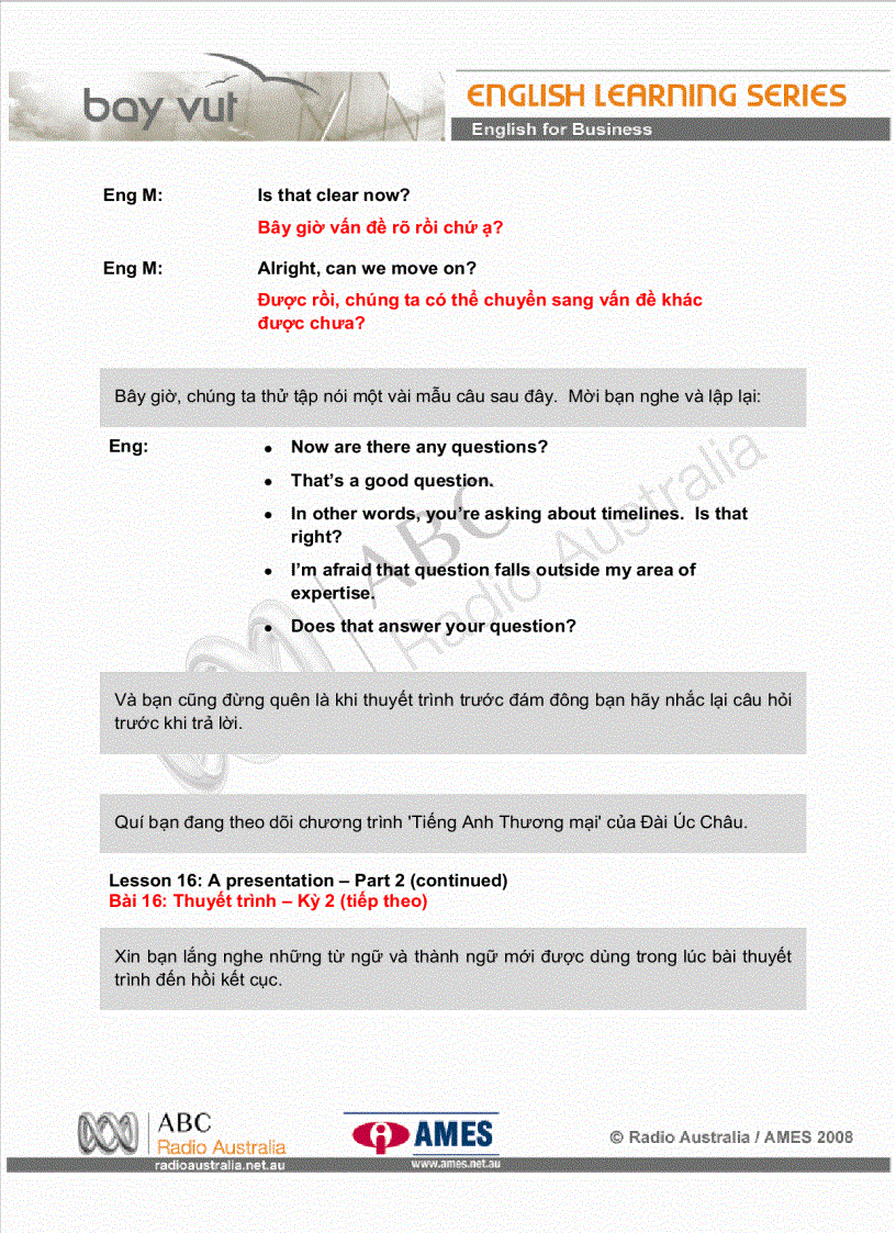 image for page Bài 16 Thuyết trình