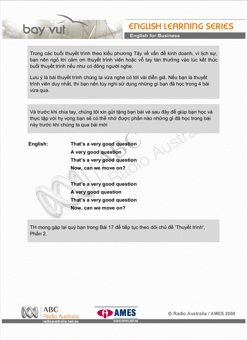 image for page Bài 16 Thuyết trình