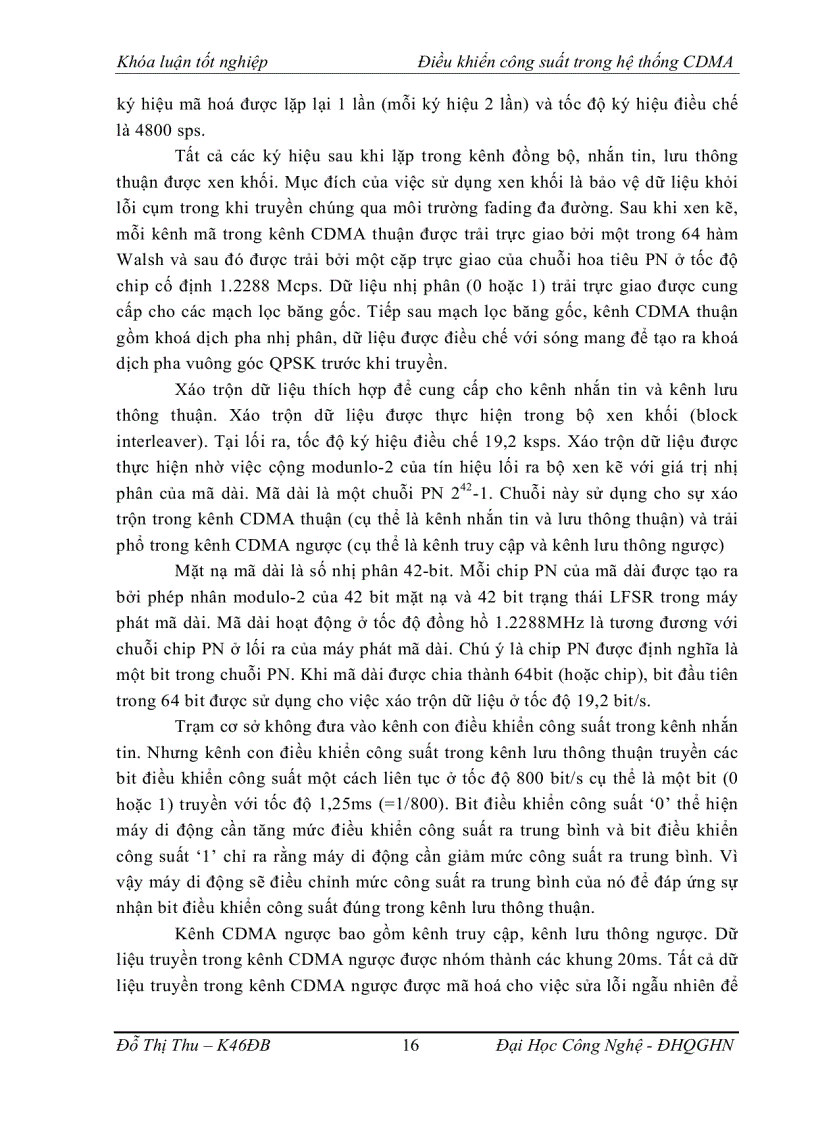 image for page Điều khiển công suất trong hệ thống CDMA