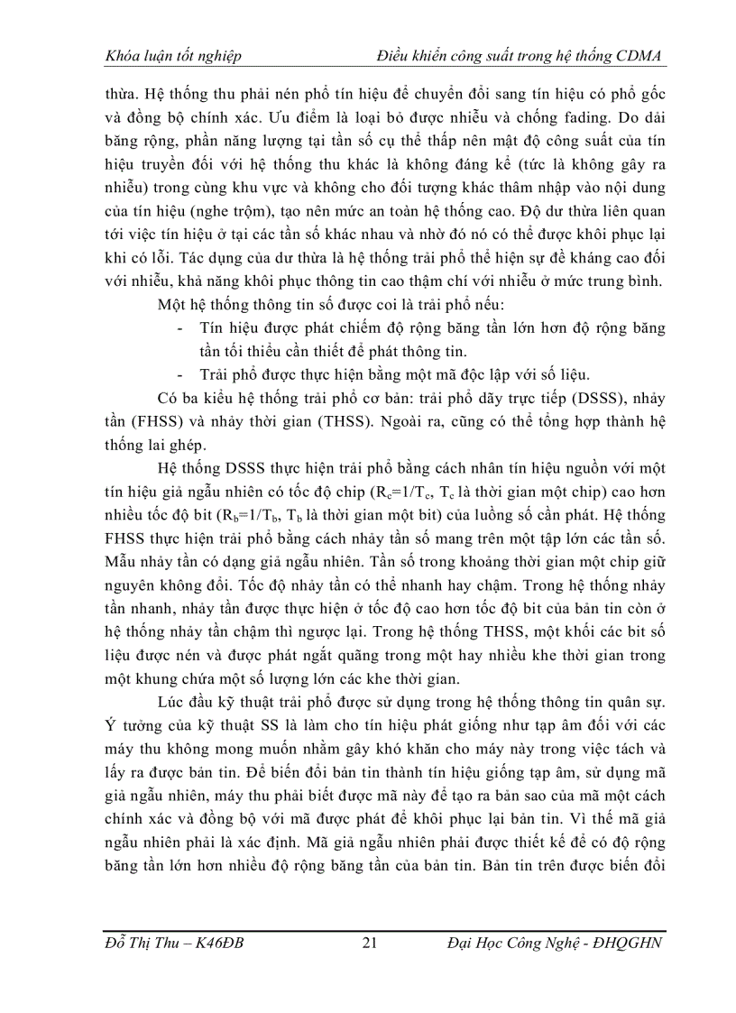 image for page Điều khiển công suất trong hệ thống CDMA