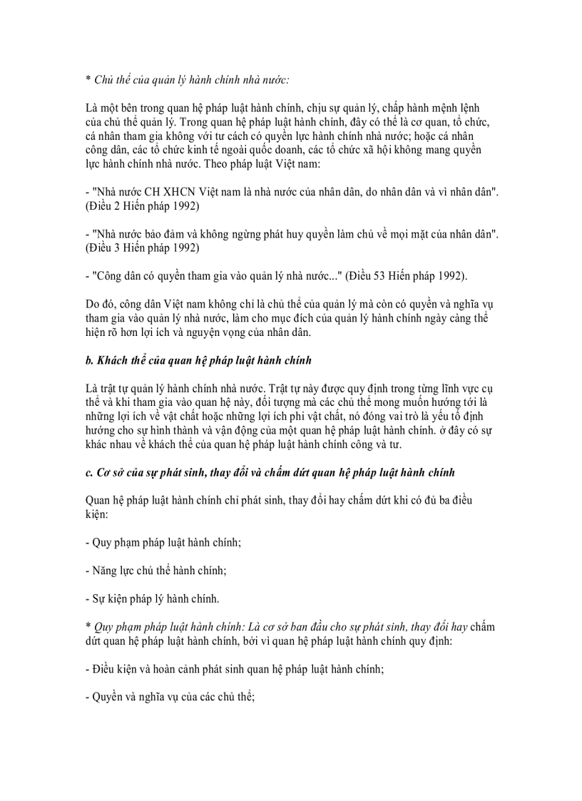 image for page Giáo trình luật hành chính Bài 3 QUY PHẠM VÀ QUAN HỆ PHÁP LUẬT HÀNH CHÍNH