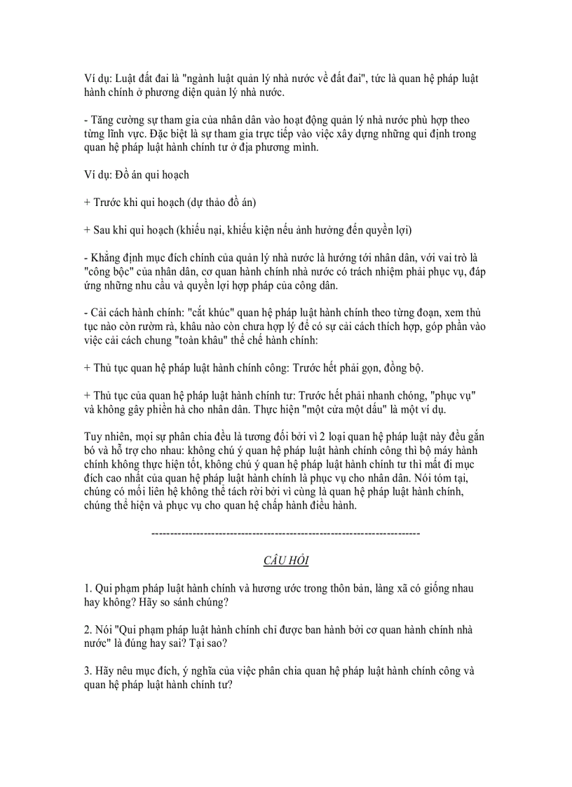 image for page Giáo trình luật hành chính Bài 3 QUY PHẠM VÀ QUAN HỆ PHÁP LUẬT HÀNH CHÍNH