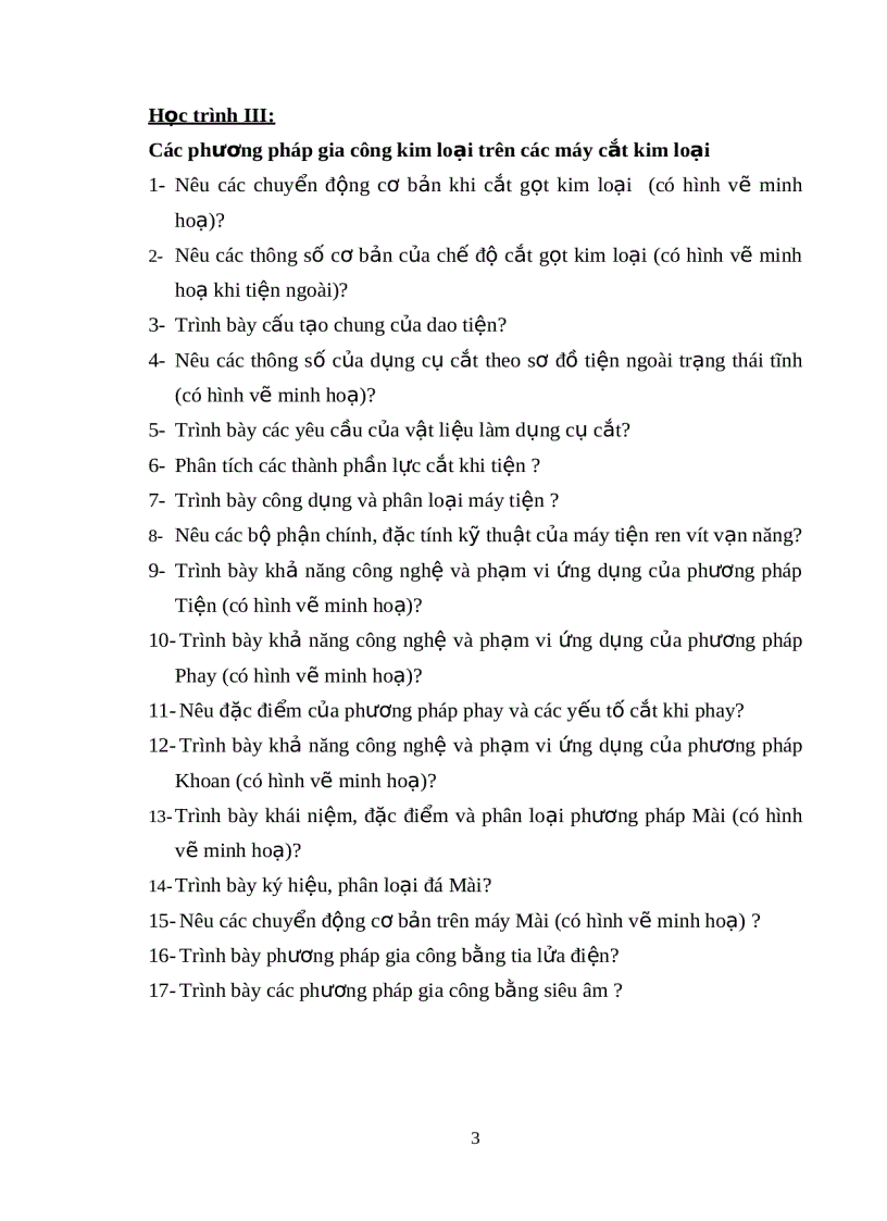 image for page Ngân hàng câu hỏi thi tự luận môn Công nghệ kim loại