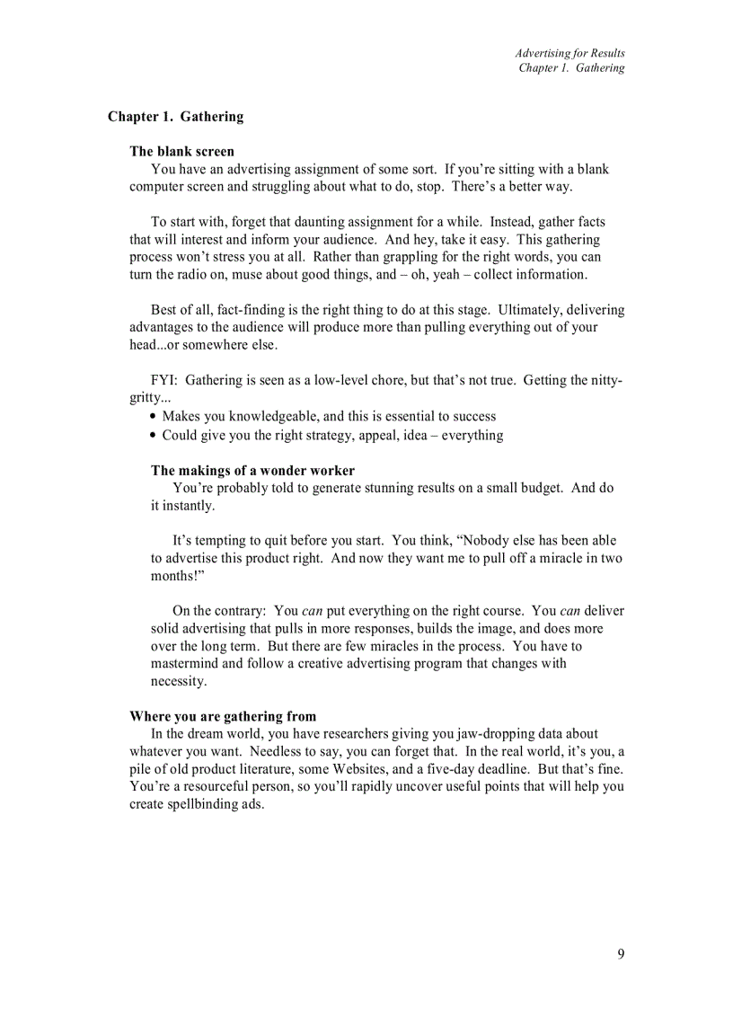 image for page Advertising for Results