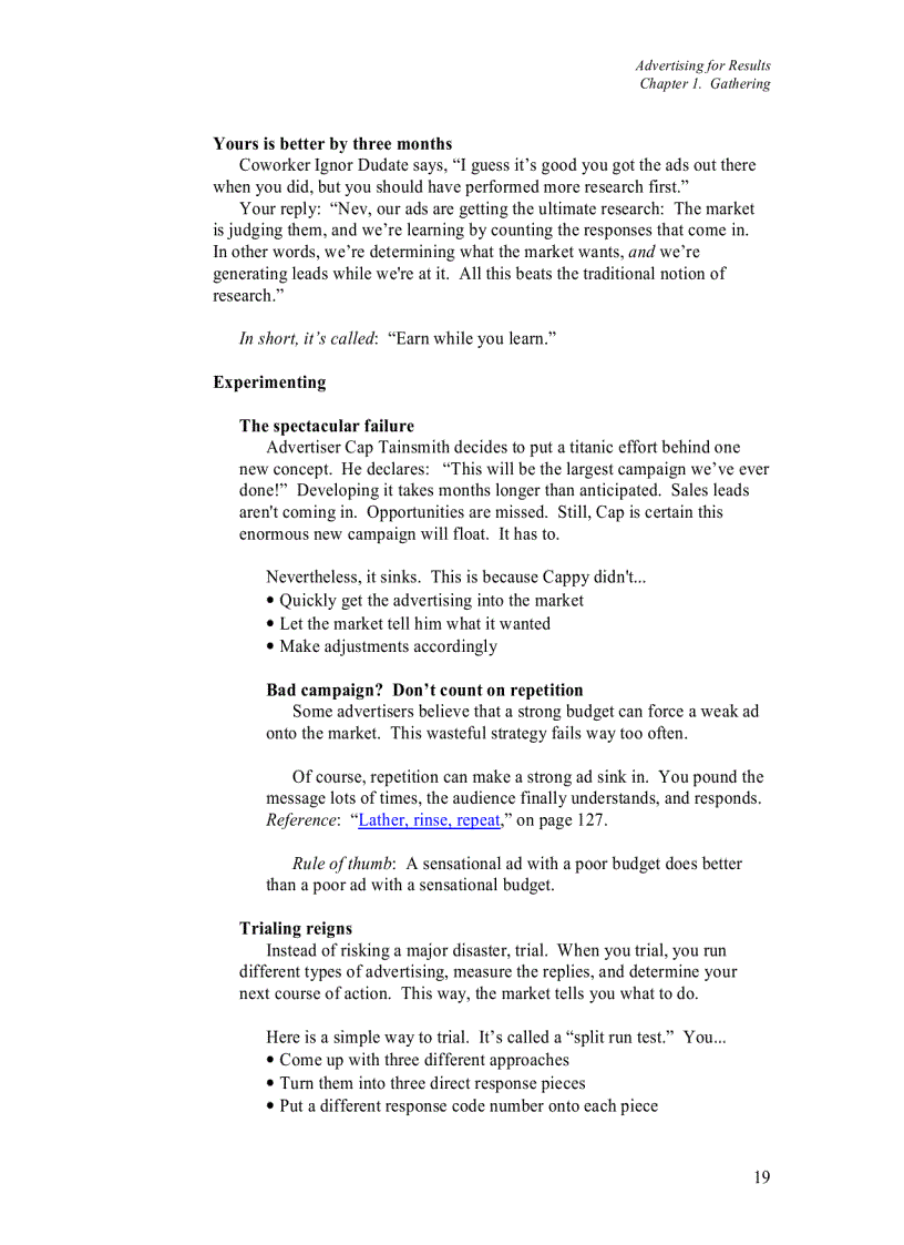 image for page Advertising for Results