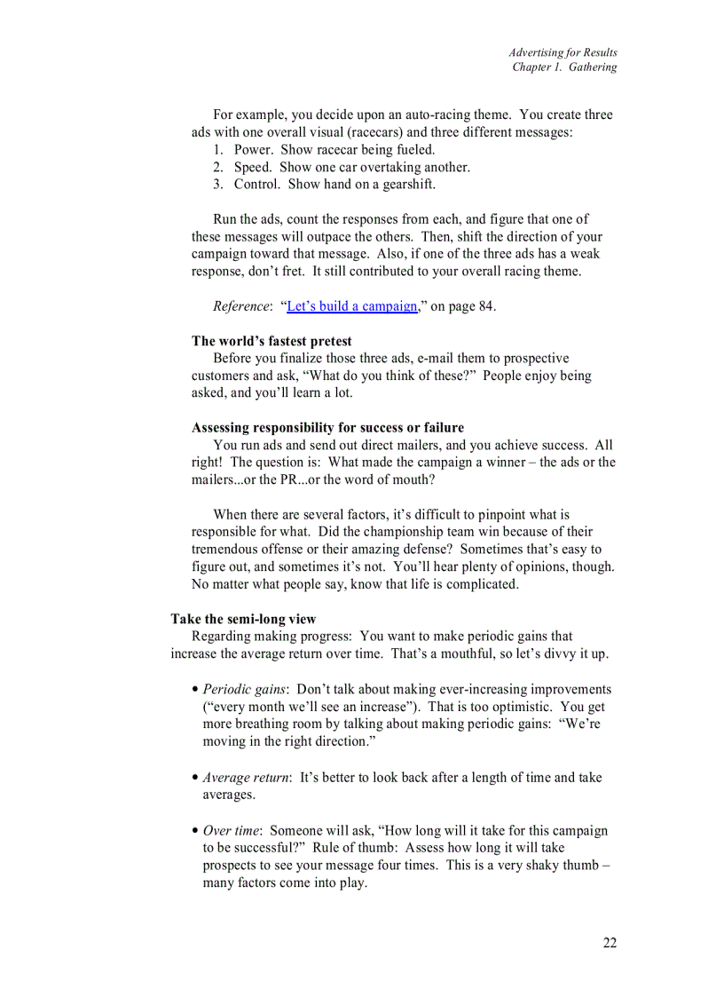 image for page Advertising for Results