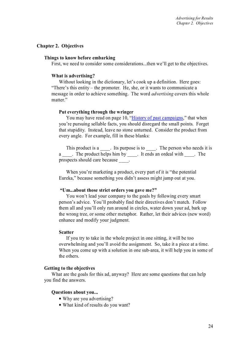 image for page Advertising for Results