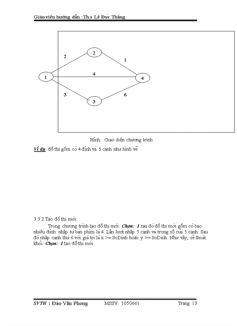 image for page Tìm đường đi ngắn nhất trên đồ thị vô hướng