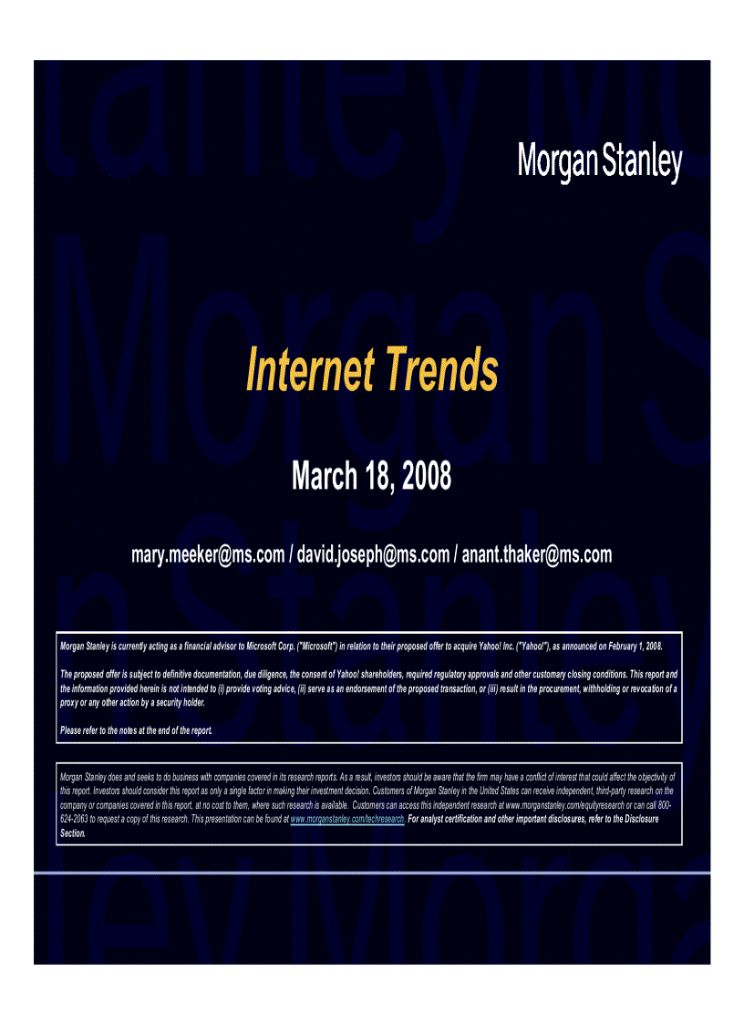 Internet Trends 2008