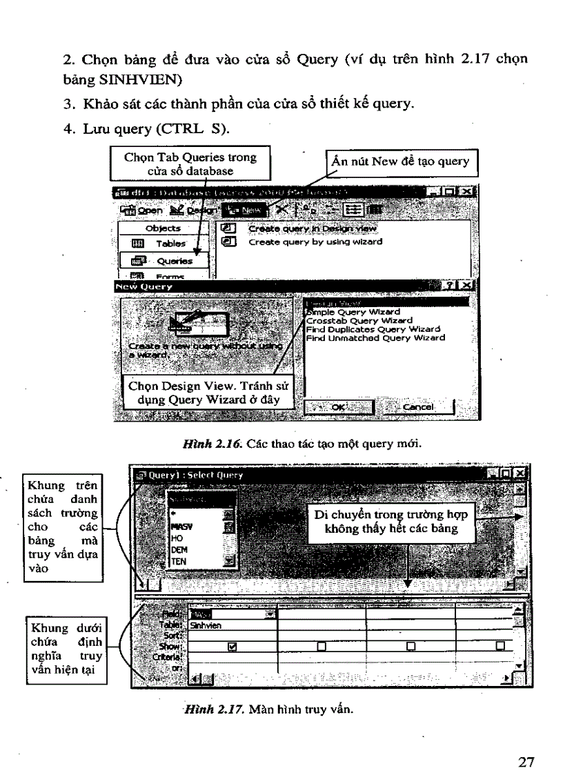 image for page Giáo trình Access và ứng dụng NXB Giáo Dục