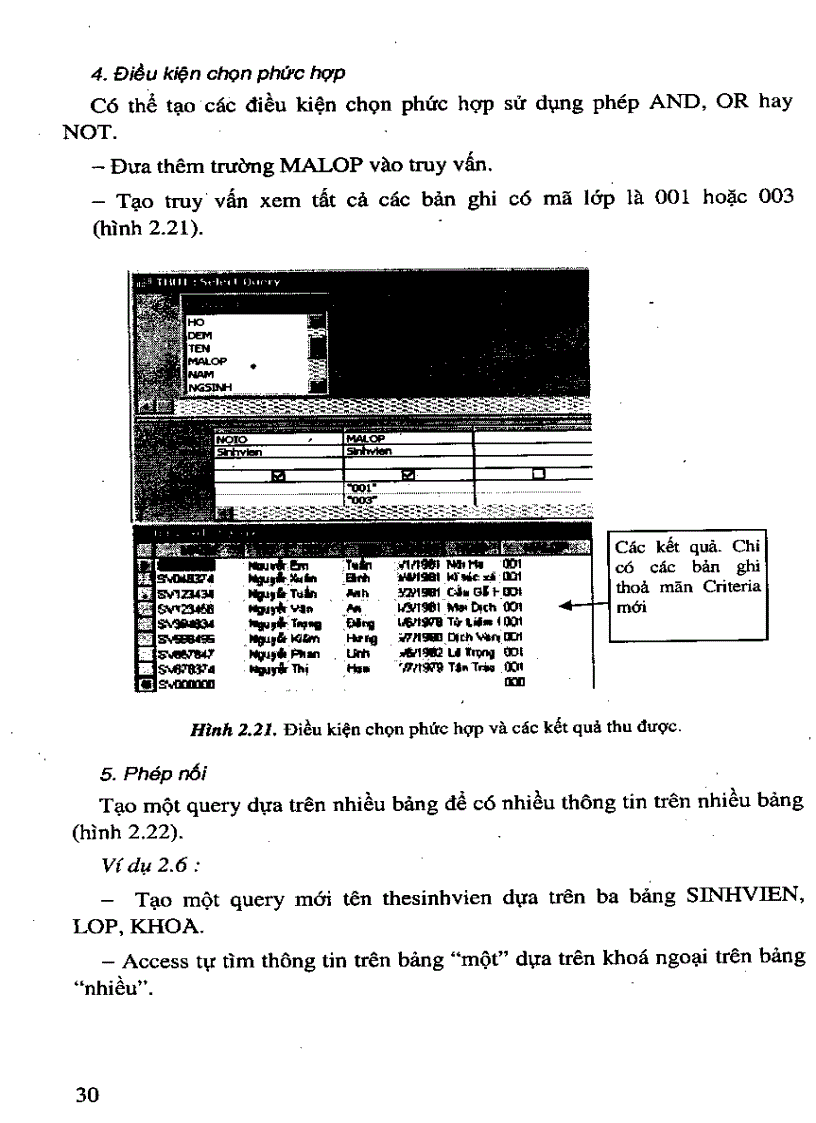 image for page Giáo trình Access và ứng dụng NXB Giáo Dục