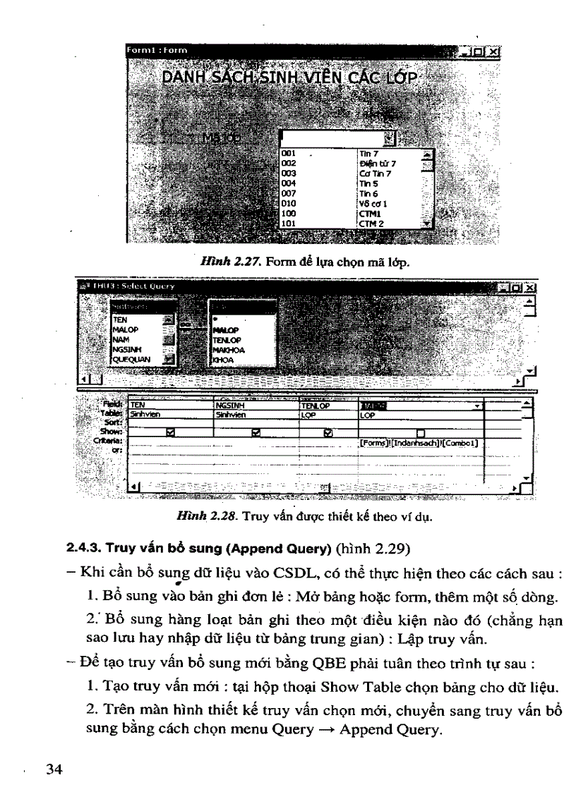 image for page Giáo trình Access và ứng dụng NXB Giáo Dục