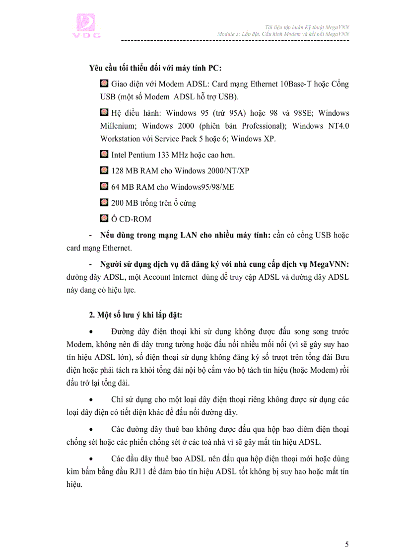 image for page Ebook hướng dẫn lắp đặt cấu hình Modem và kết nối MEGAVNN