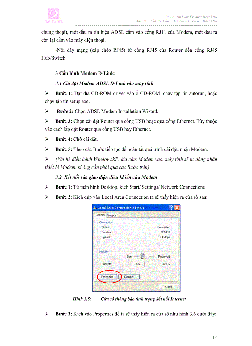 image for page Ebook hướng dẫn lắp đặt cấu hình Modem và kết nối MEGAVNN