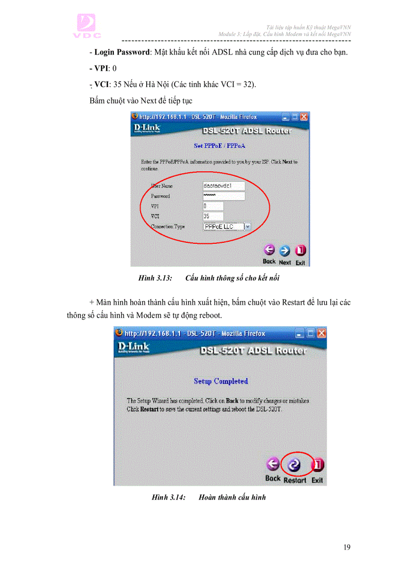 image for page Ebook hướng dẫn lắp đặt cấu hình Modem và kết nối MEGAVNN