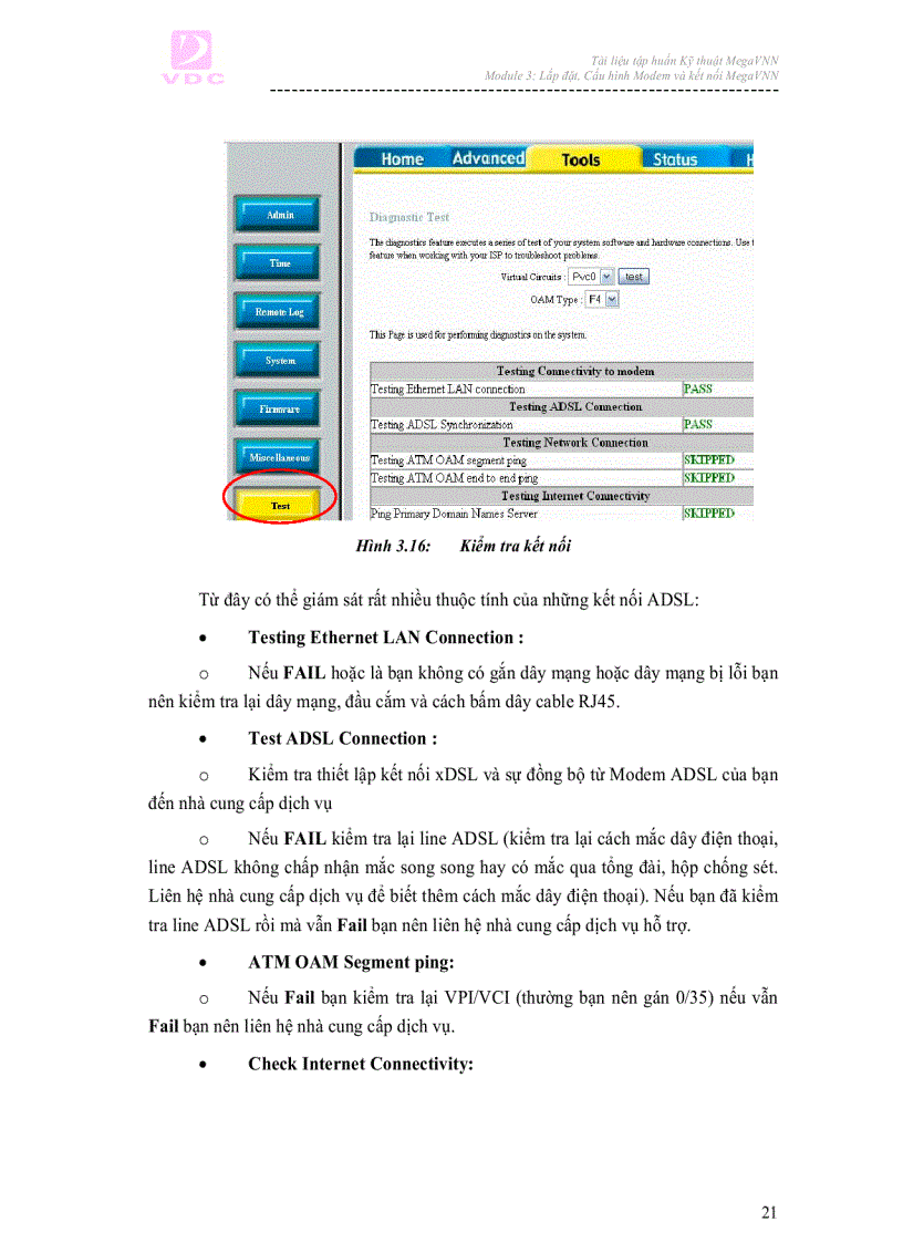 image for page Ebook hướng dẫn lắp đặt cấu hình Modem và kết nối MEGAVNN
