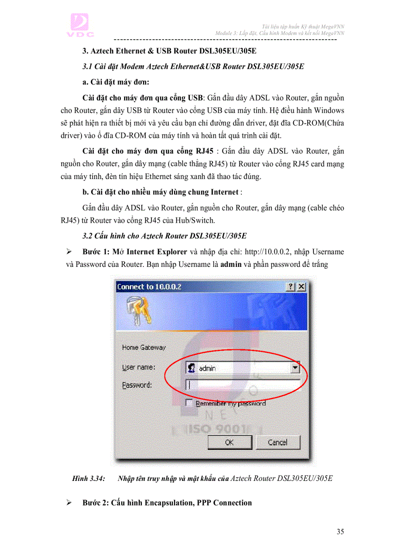 image for page Ebook hướng dẫn lắp đặt cấu hình Modem và kết nối MEGAVNN