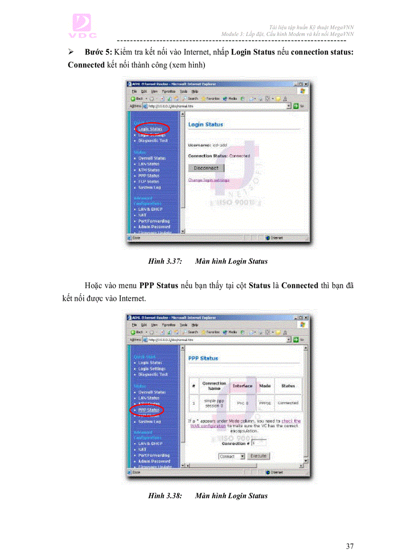 image for page Ebook hướng dẫn lắp đặt cấu hình Modem và kết nối MEGAVNN