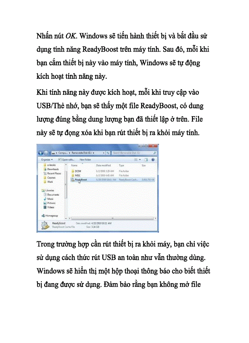 image for page Biến USB thành bộ nhớ RAM để tăng tốc PC