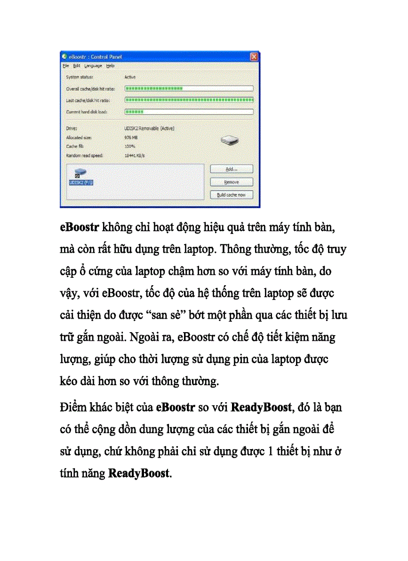 image for page Biến USB thành bộ nhớ RAM để tăng tốc PC