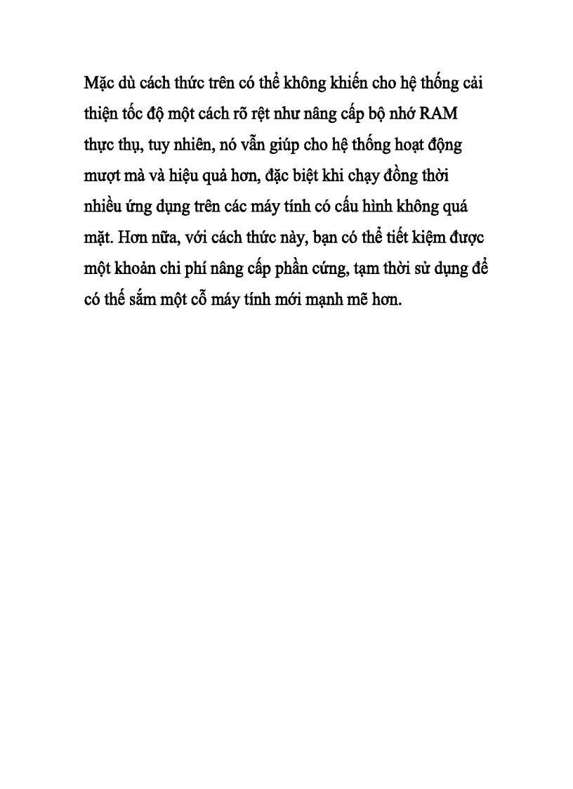 image for page Biến USB thành bộ nhớ RAM để tăng tốc PC