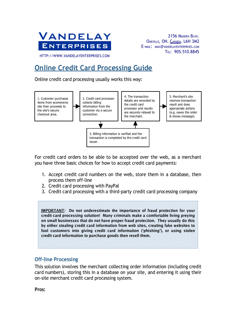 image for page Online Credit Card Processing Guide