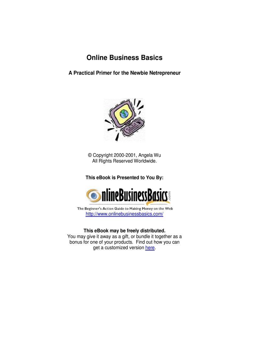Online Business Basics