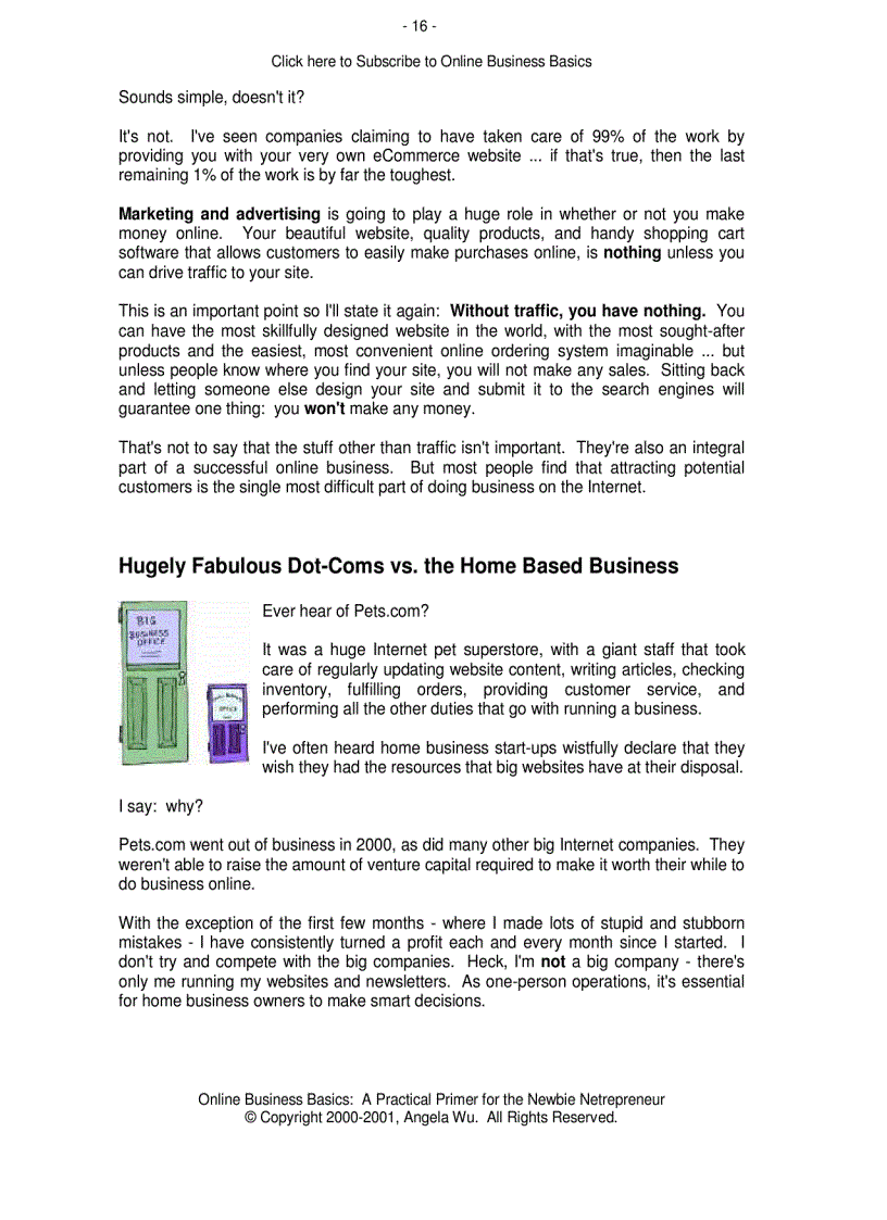 image for page Online Business Basics