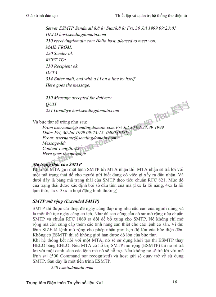 image for page Giáo trình thiết lập và quản trị thư điện tử dành cho sv theo học quản trị mạng