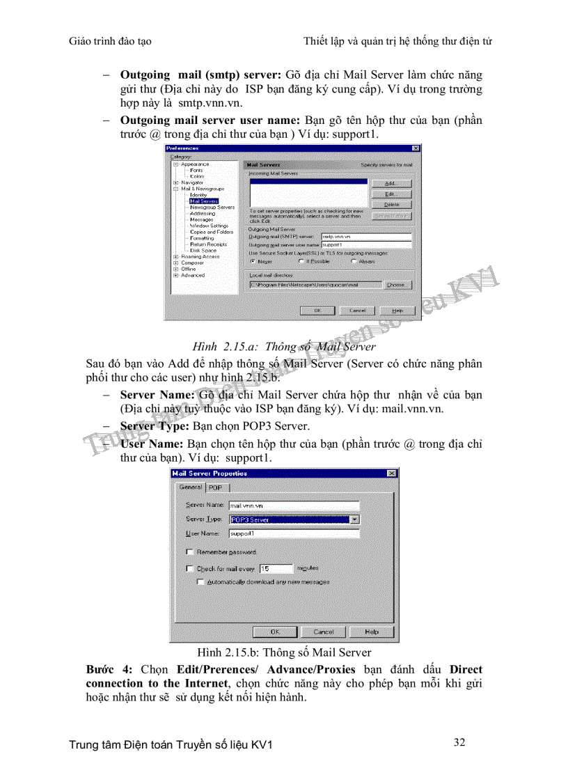 image for page Giáo trình thiết lập và quản trị thư điện tử dành cho sv theo học quản trị mạng